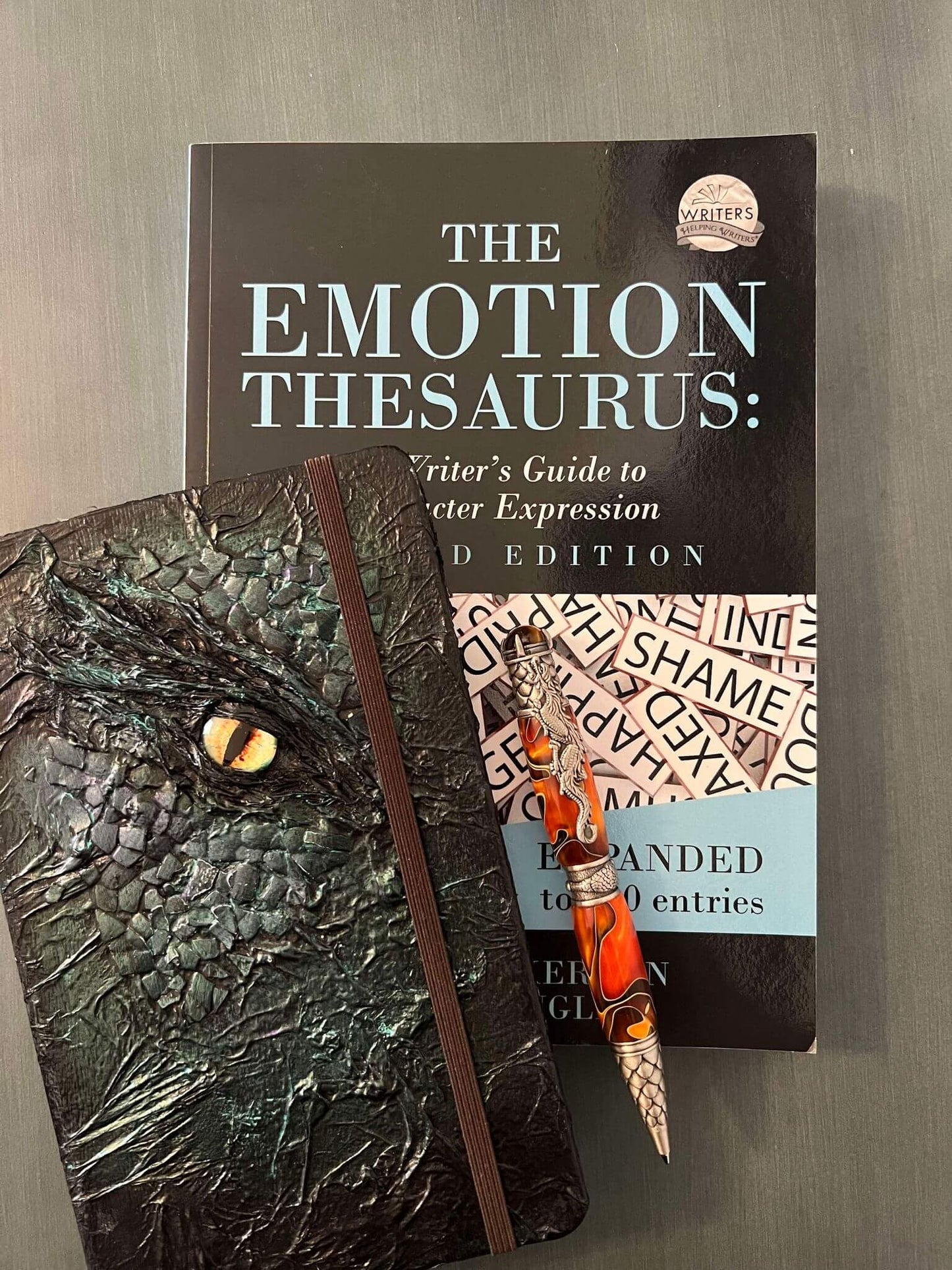 emotion thesaurus book cover collage