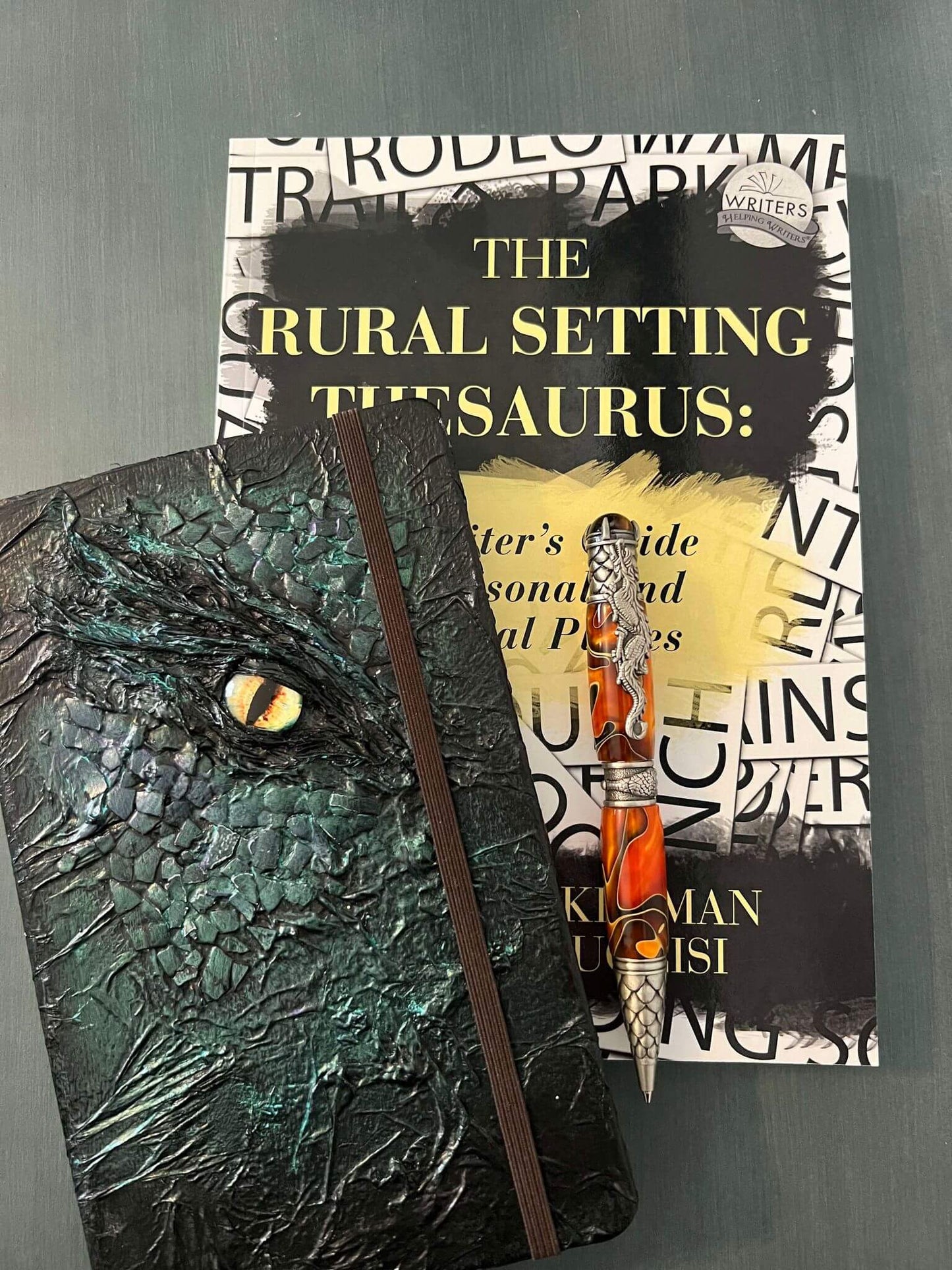 rural setting thesaurus book cover collage