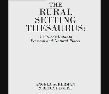 The Rural Setting Thesaurus: A Writer’s Guide to Personal and Natural Places eBook (EPUB File)
